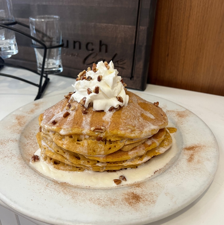 brunch cafe September Specials-Pumkin Bliss Pancakes