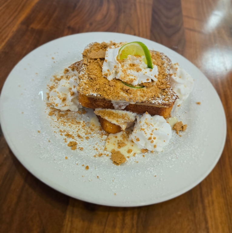Key lime pie French toast-brunch cafe