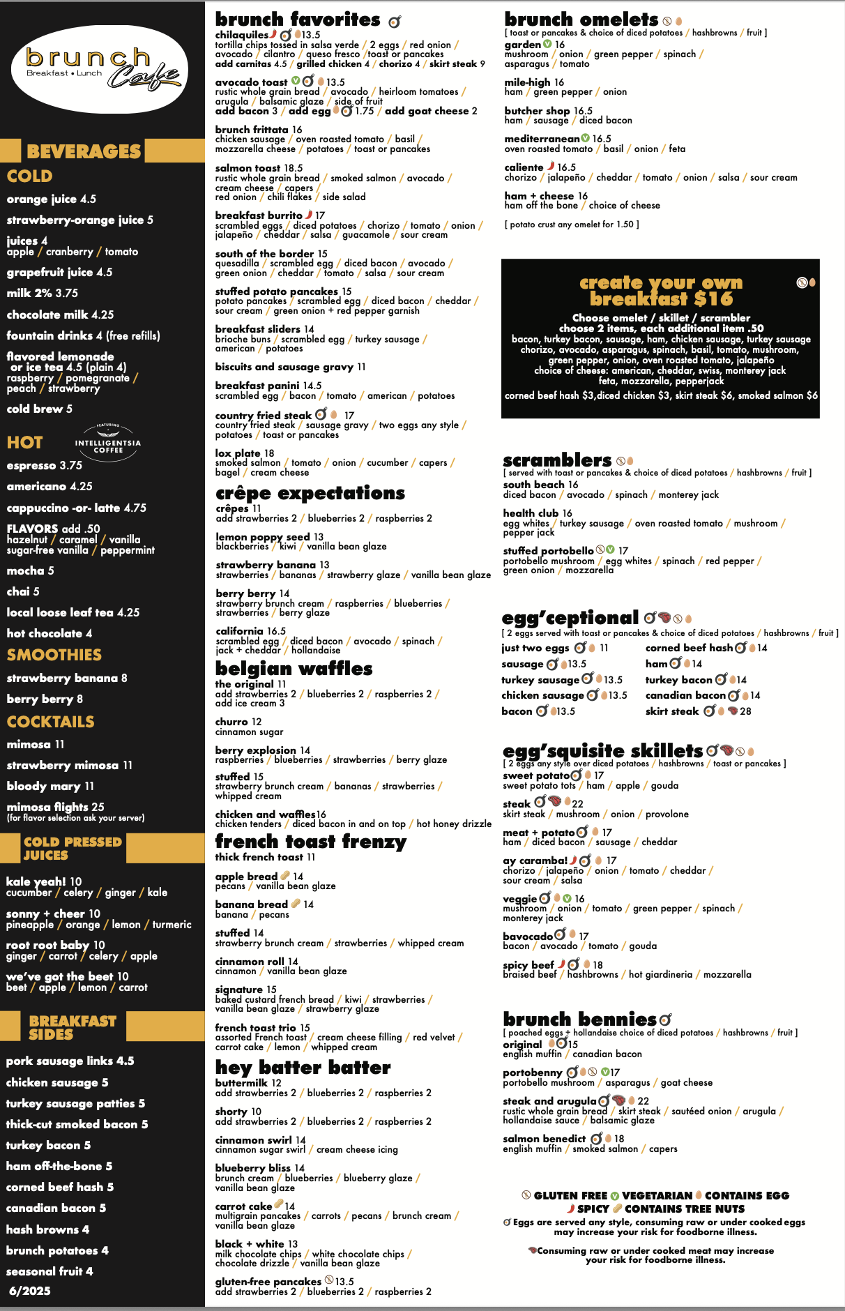 Addison_Kildeer_StCharles_Arlington_Final_25 Brunch Cafe Menu